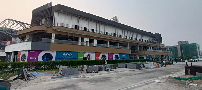 left side view of aipl joy sqaure commercial project